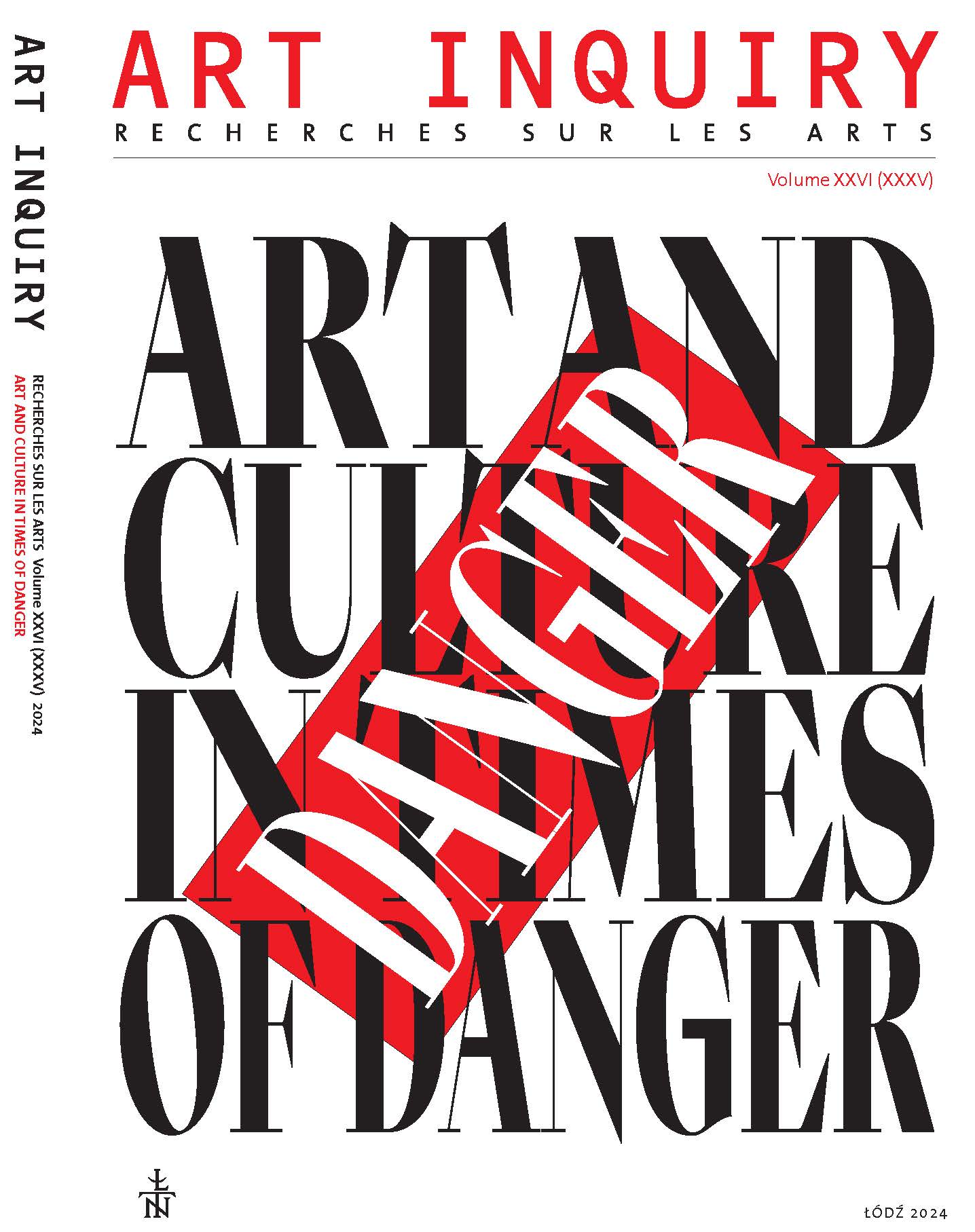 					View Vol. 26 (2024): Art and culture in times of danger
				